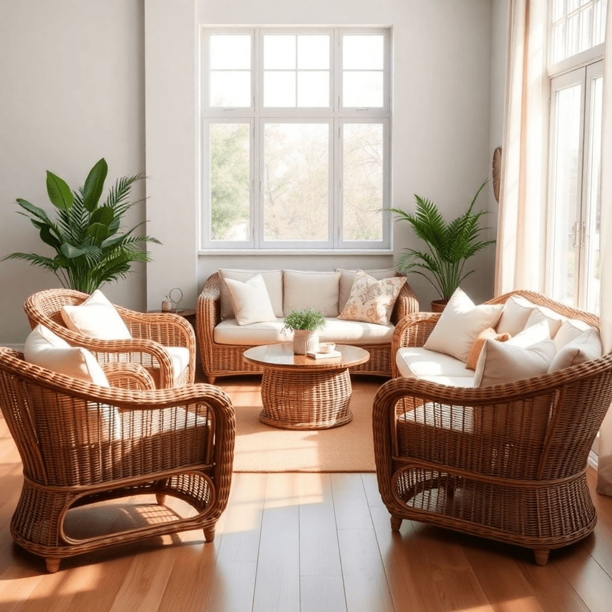 How can wicker living furniture beautify your space?