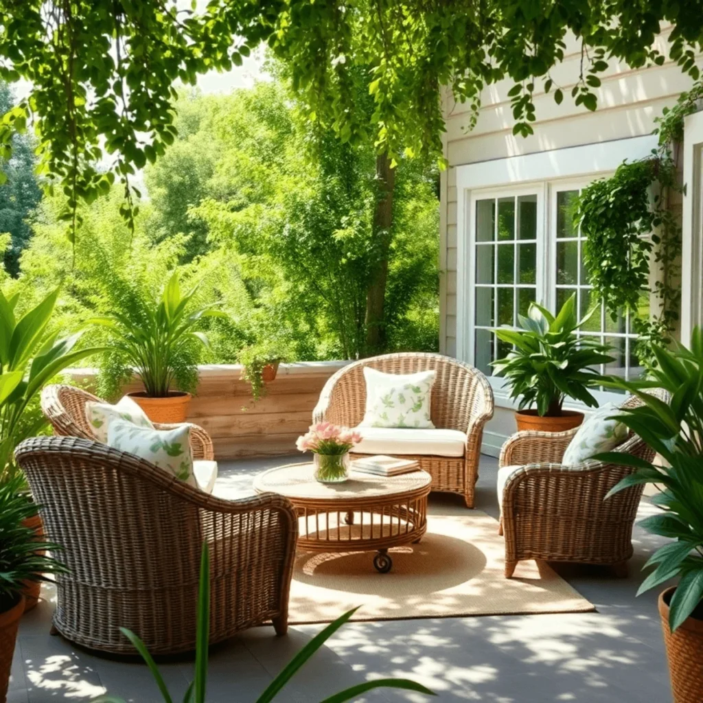 how to protect wicker furniture