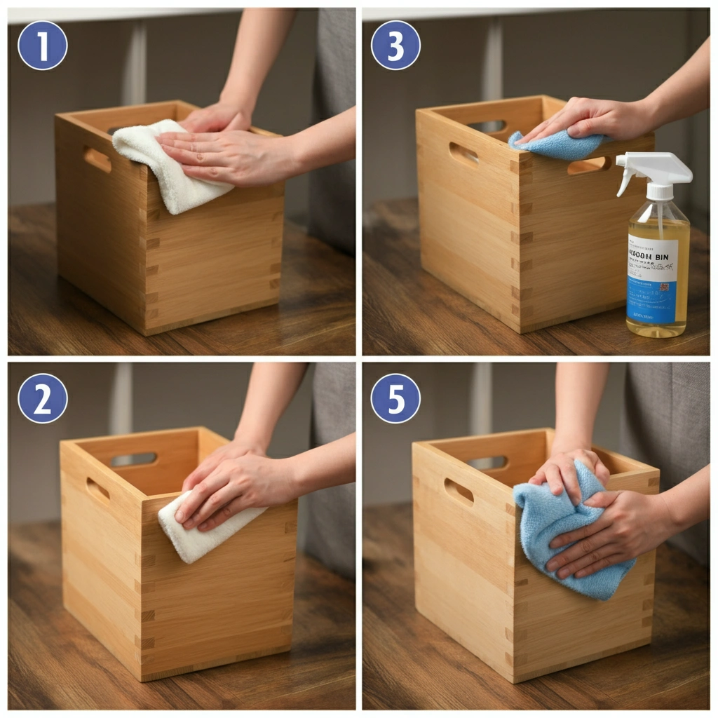 Tips for Cleaning Wooden Bins