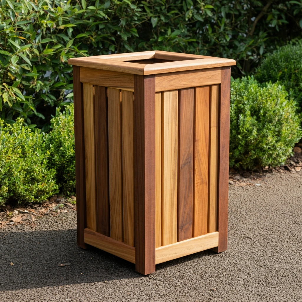 Durability and Maintenance of Wooden Dustbins