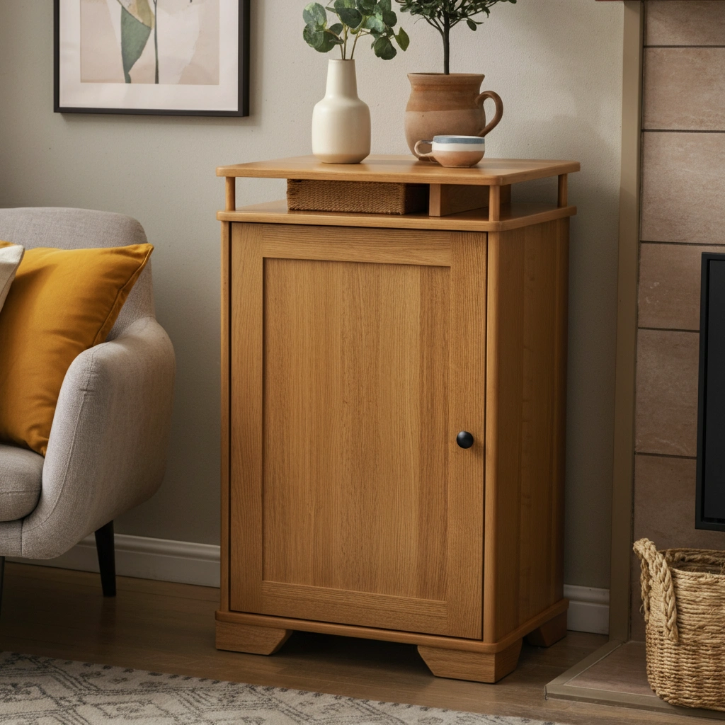 Multi-Functional Wooden Cabinets