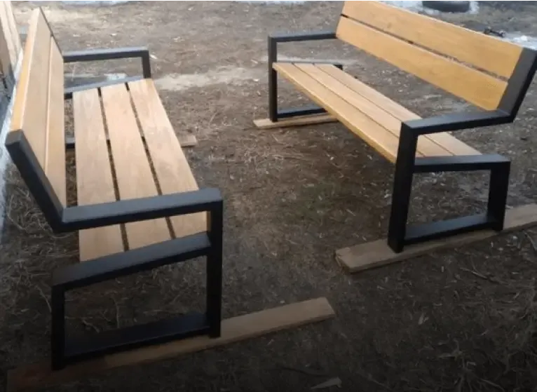 Modern wooden benches by Urbanland Products – Best Garden Bench Manufacturer in India